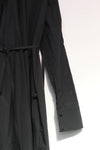 marc le bihan 2150 tie shirt dress black noir